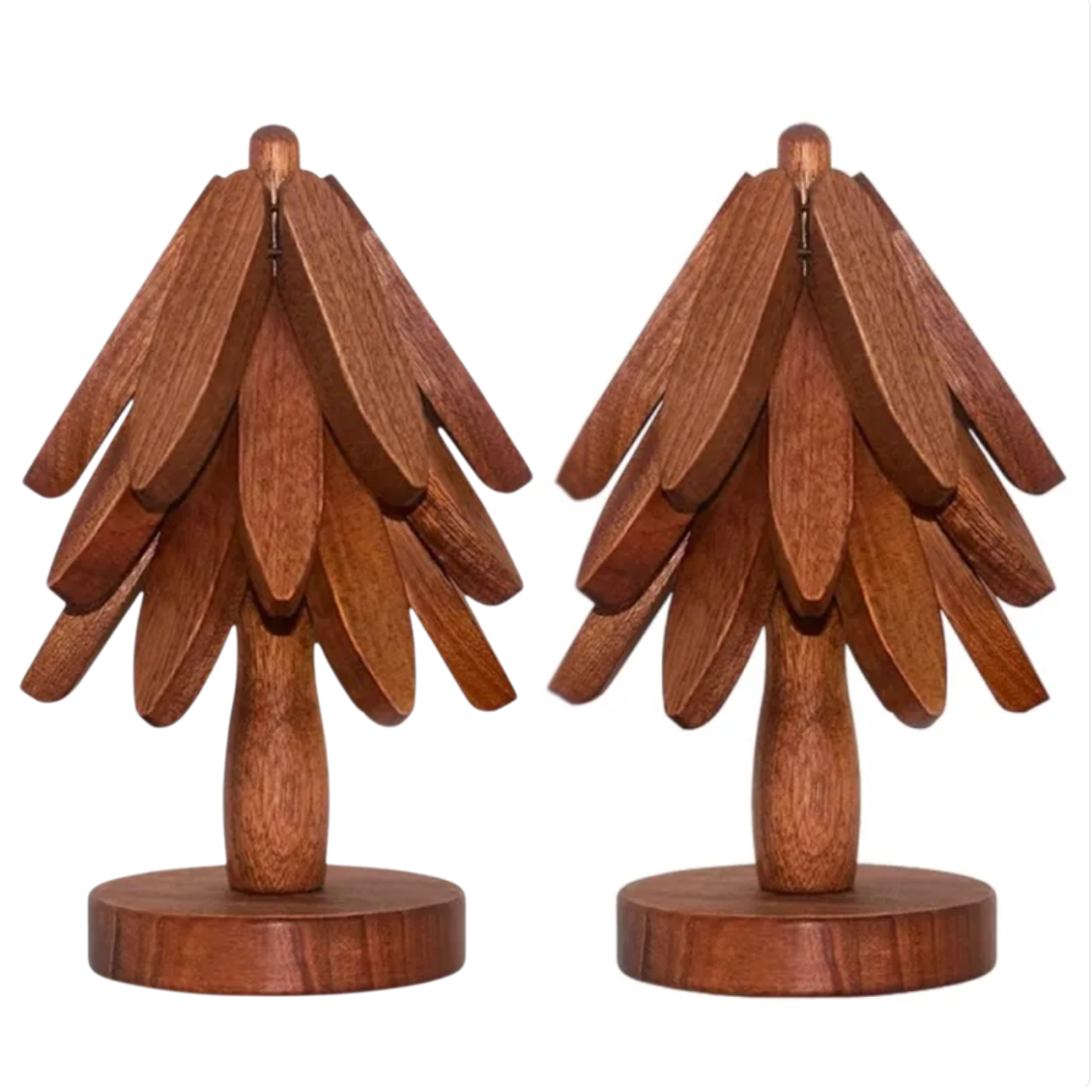 Edel Holz | Tannenbaum Untersetzer