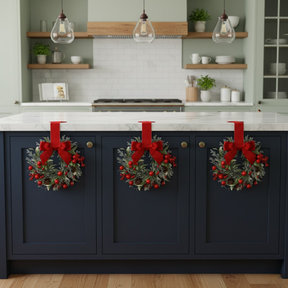 Mini Weihnachtskränze  (1 Set=2 Stück)