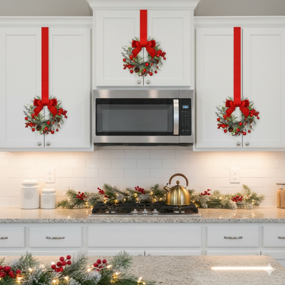 Mini Weihnachtskränze  (1 Set=2 Stück)