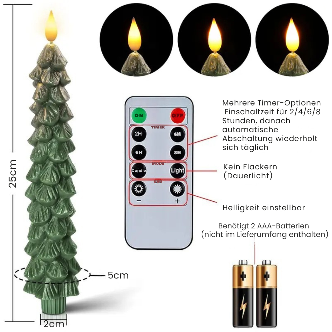 Tannenlichter | Aus Echtem Wachs
