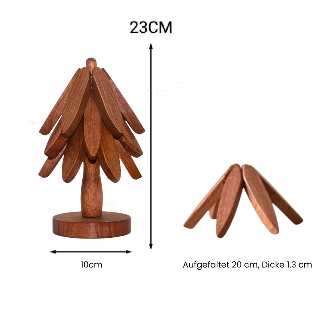 Edel Holz | Tannenbaum Untersetzer