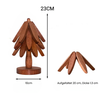 Edel Holz | Tannenbaum Untersetzer