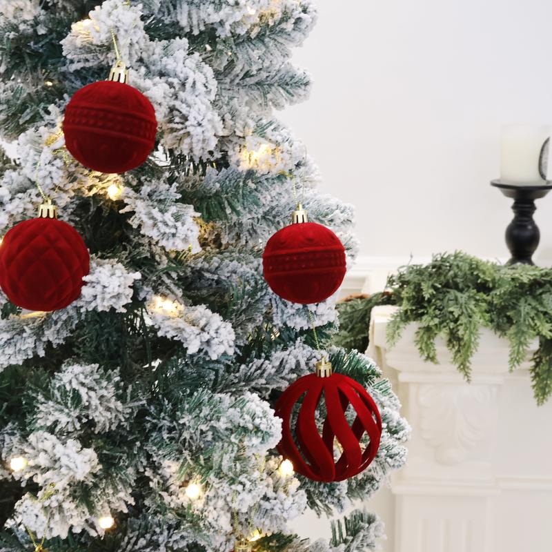 Velvet Weinachts Kugeln (1Set=30stück)