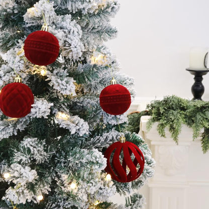 Velvet Weinachts Kugeln (1Set=30stück)