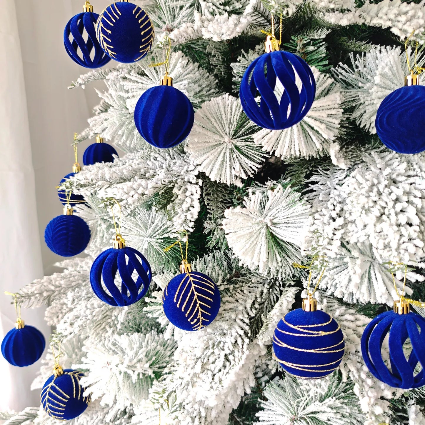 Velvet Weinachts Kugeln (1Set=30stück)