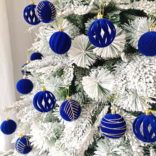 Velvet Weinachts Kugeln (1Set=30stück)