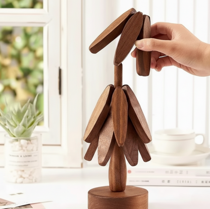 Edel Holz | Tannenbaum Untersetzer